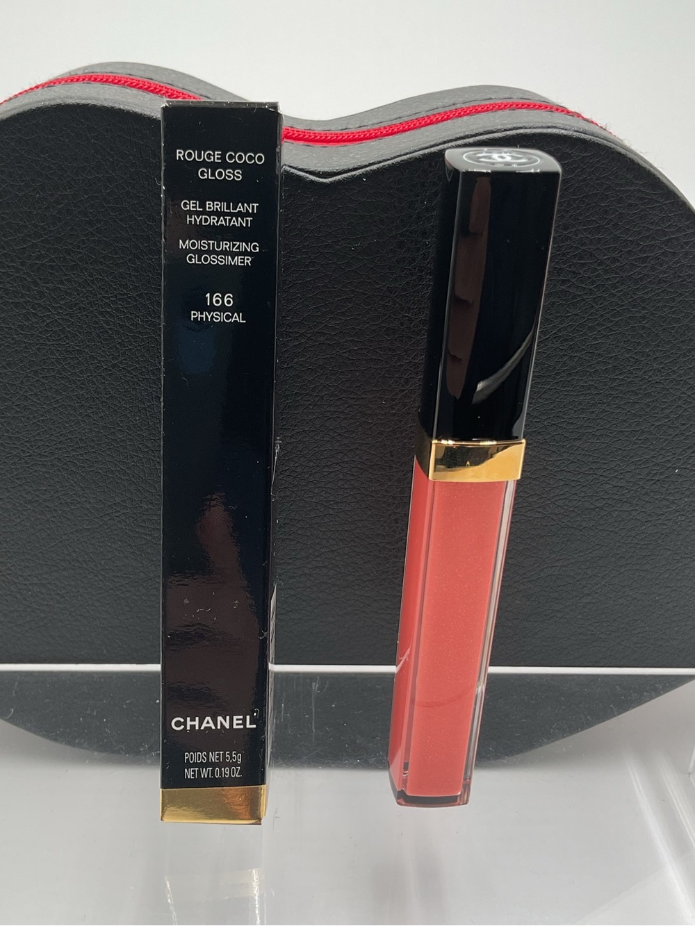 CHANEL Rouge Coco Gloss Moisturizing Glossimer 166 Physical BNIB & Discontinued